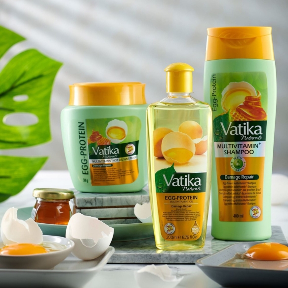 Szampon Odmładzający Proteiny Jajeczne Vatika Dabur, 400ml