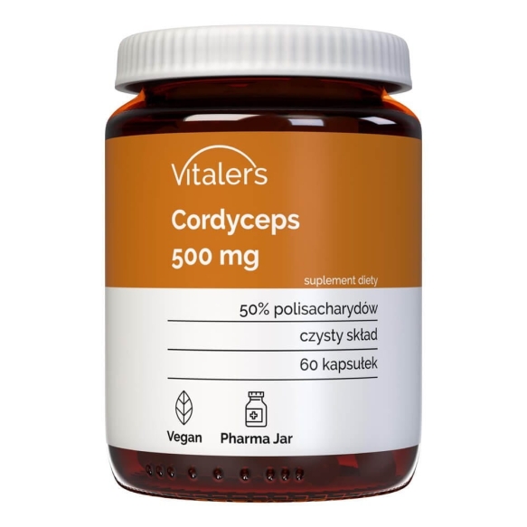 Cordyceps 500 mg, Vitaler’s, 60 capsules