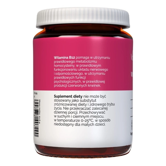 Witamina B12 100 µg, Vitaler’s, 120 tabletek