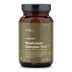 Mycodrop, Mushroom Complex 7 w 1, Aura Herbals, 60 kapsułek