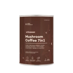 Mycodrop, kawa z grzybami, mushroom coffee 7 in 1, proszek, Aura Herbals, 250 g