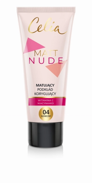 CELIA Matt Nude Matujący podkład korygujący do twarzy 04 30 ml