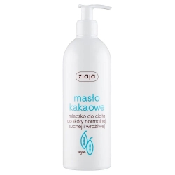 ZIAJA Masło Kakaowe Mleczko do ciała do skóry normalnej, suchej i wrażliwej 400 ml