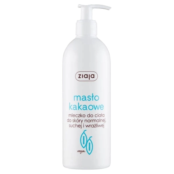 ZIAJA Masło Kakaowe Mleczko do ciała do skóry normalnej, suchej i wrażliwej 400 ml