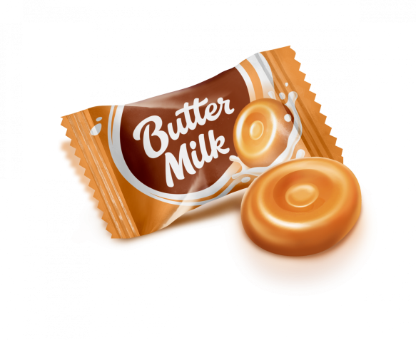 Butter Milk Mleczne Karmelki Roshen, 1kg