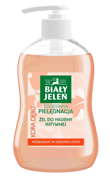 Biały Jeleń Codzienna Pielęgnacja Żel do higieny intymnej - Kora Dębu 500ml