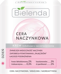 Bielenda Cera Naczynkowa Krem redukujący zaczerwienienia na dzień  50ml