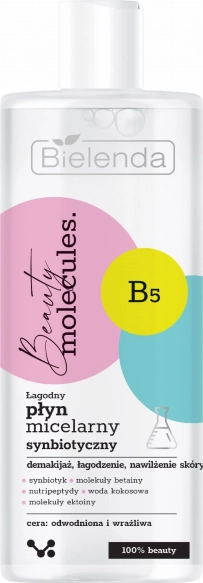BIELENDA BEAUTY MOLECULES Molekularny Płyn micelarny synbiotyczny  500 ml