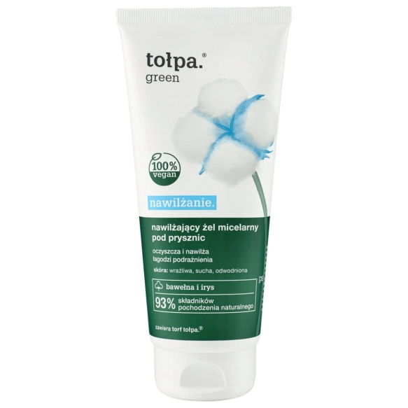 TOŁPA Green Żel micelarny pod prysznic - nawilżający 200 ml