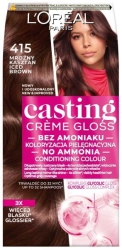 LOREAL Casting Creme Gloss Krem koloryzujący nr 415 Mroźny Kasztan