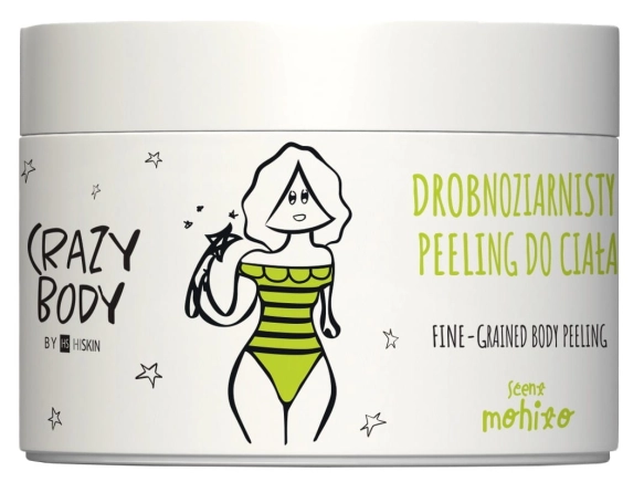 HISKIN Crazy Body Peeling do ciała drobnoziarnisty - MOHITO 300 ml