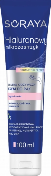 SORAYA Hialuronowy Mikrozastrzyk Pro Matrix Ekstra odżywczy krem do rąk 100 ml