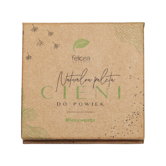 Naturalna Paleta Cieni do Powiek, 201 NUDE, Felicea