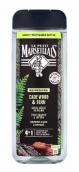 Le Petit Marseillais Żel pod prysznic 4w1 dla mężczyzn Drzewo Cade & Paproć 400ml