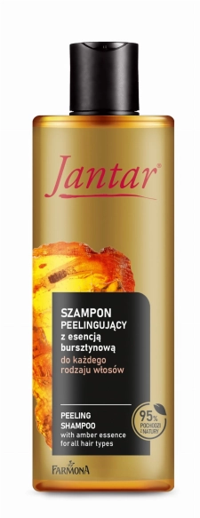 JANTAR Szampon peelingujący z esencją bursztynową 300 ml