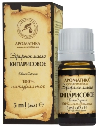 Cypress Essential Oil, Aromatika, 5 ml