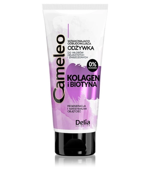 DELIA COSMETICS CAMELEO Kolagen i Biotyna Odżywka wzmacniająco-odbudowująca  200ml