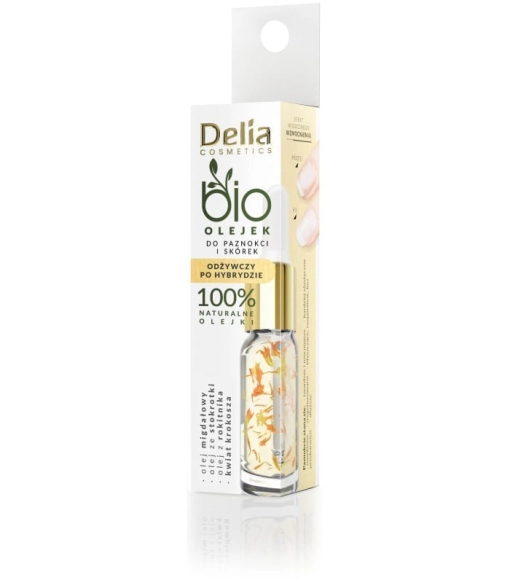 DELIA Bio Olejek do paznokci i skórek - odżywczy po hybrydzie 10 ml
