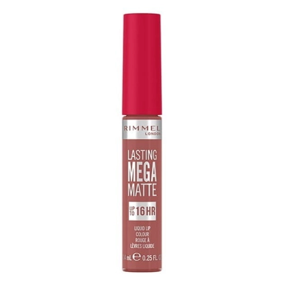RIMMEL Lasting Mega Matte Płynna pomadka do ust 600 Coral Sass 7.4 ml