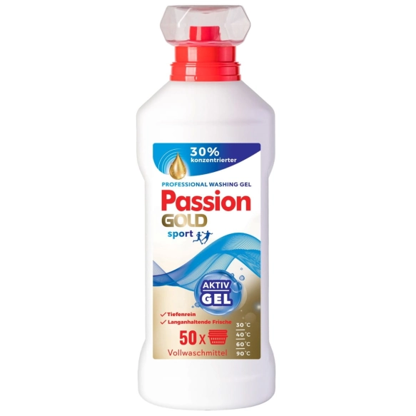 PASSION GOLD Professional Żel do prania Sport 2000 ml