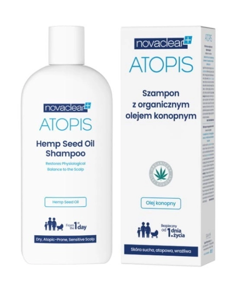 NOVACLEAR Atopis Szampon z olejem konopnym 250 ml