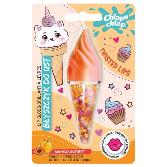 CHLAPU CHLAP Błyszczyk do ust Rożek - mango sorbet 14.5ml