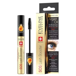 Сыворотка для ресниц 5в1 с маслом аргании Eveline SOS Lash Booster, 10мл