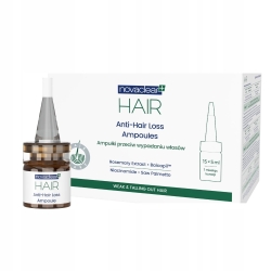 NOVACLEAR Hair Ampułki przeciw wypadaniu włosów (15x5ml) 75 ml