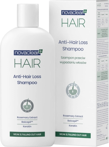 NOVACLEAR Hair Szampon przeciw wypadaniu włosów 250 ml