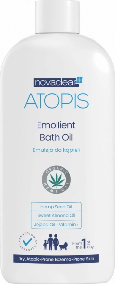 NOVACLEAR Atopis Emulsja do kąpieli dla dzieci i dorosłych z problemami skórnymi 500 ml