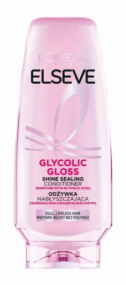LOREAL ELSEVE Glycolic Gloss Odżywka nabłyszczająca do włosów matowych i bez połysku 200ml