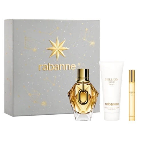 PACO RABANNE Zestaw Million Gold Woda perfumowana 90ml + Balsam do ciała 100ml + Woda perfumowana 10 ml