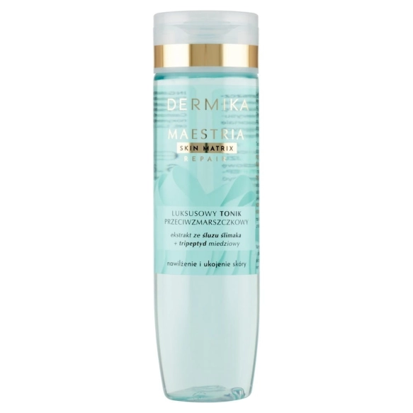 DERMIKA Maestria Skin Matrix Repair Luksusowy Tonik przeciwzmarszczkowy z ekstraktem ze śluzu ślimaka 200ml