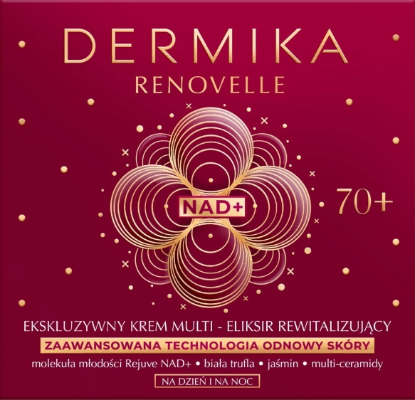 DERMIKA Renovelle Ekskluzywny krem - multi eliksir rewitalizujący 70+ na dzień i na noc 50 ml