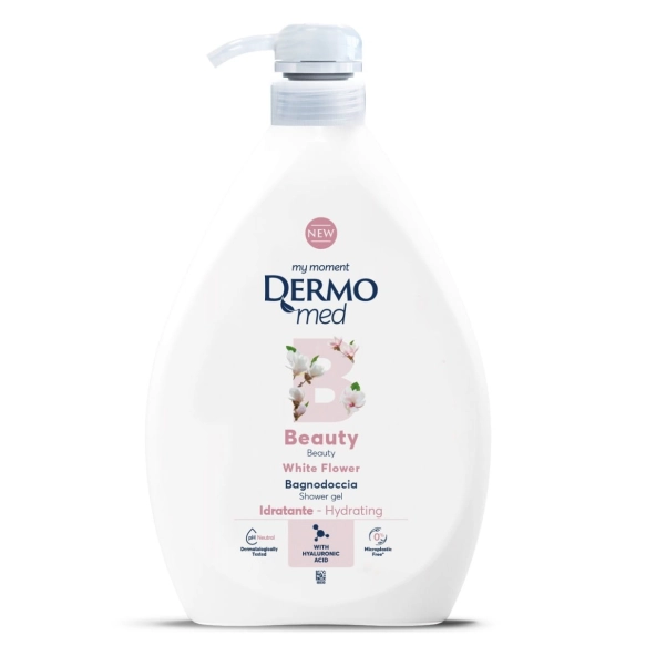 DERMOMED Żel pod prysznic Beauty White Flower 1000 ml