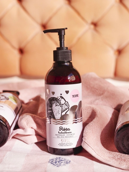 Rose &amp; Frankincense Natural Shower Gel, Yope, 400ml