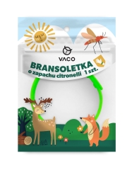 VACO Kids Bransoletka na komary świecąca w ciemności (Citronella) 1 szt.