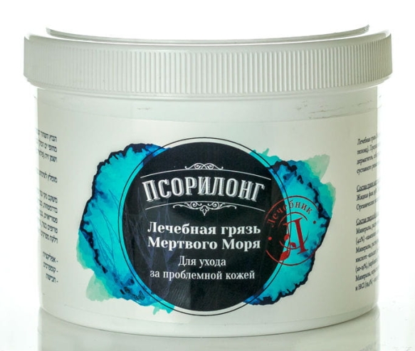 Błoto z Morza Martwego, Psorilong 100% Naturalne, 650g