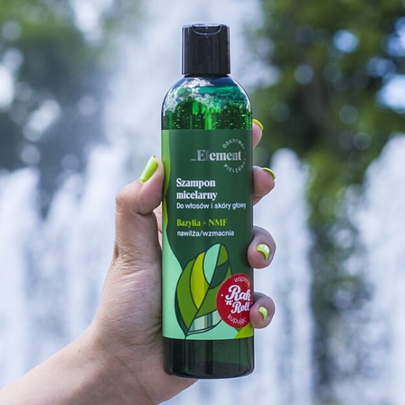 Szampon Micelarny do Włosów i Skóry Głowy, Bazylia, 300ml