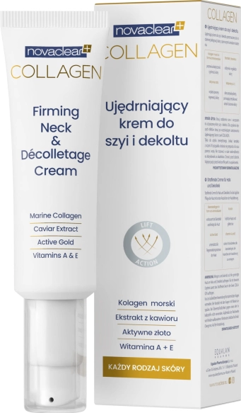 NOVACLEAR Collagen Ujędrniający krem do szyi i dekoltu 50 ml