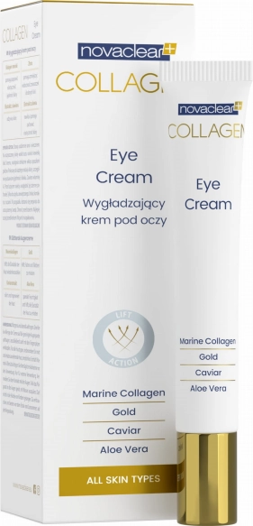 NOVACLEAR Collagen Wygładzający krem pod oczy 15 ml