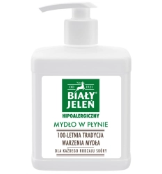 Biały Jeleń Mydło hipoalergiczne w płynie z pompką 500 ml