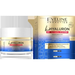 EVELINE bioHYALURON 3xRetinol System 50+ Liftingujący Krem-Filler aktywnie odmładzający 50 ml